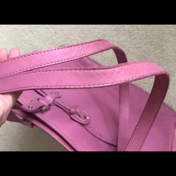 SOLD - Jack Georges Bright Pink Shoulder Bag - GUC - Picture 11 of 16